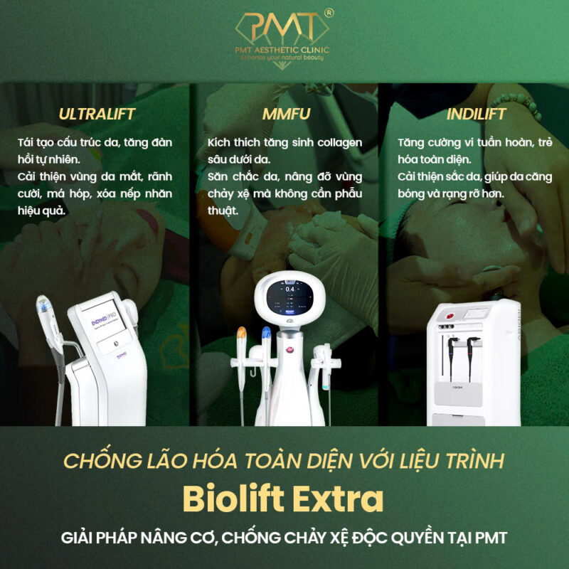Trẻ hóa da không xâm lấn tại PMT Signature: Công nghệ độc quyền Biolift Extra